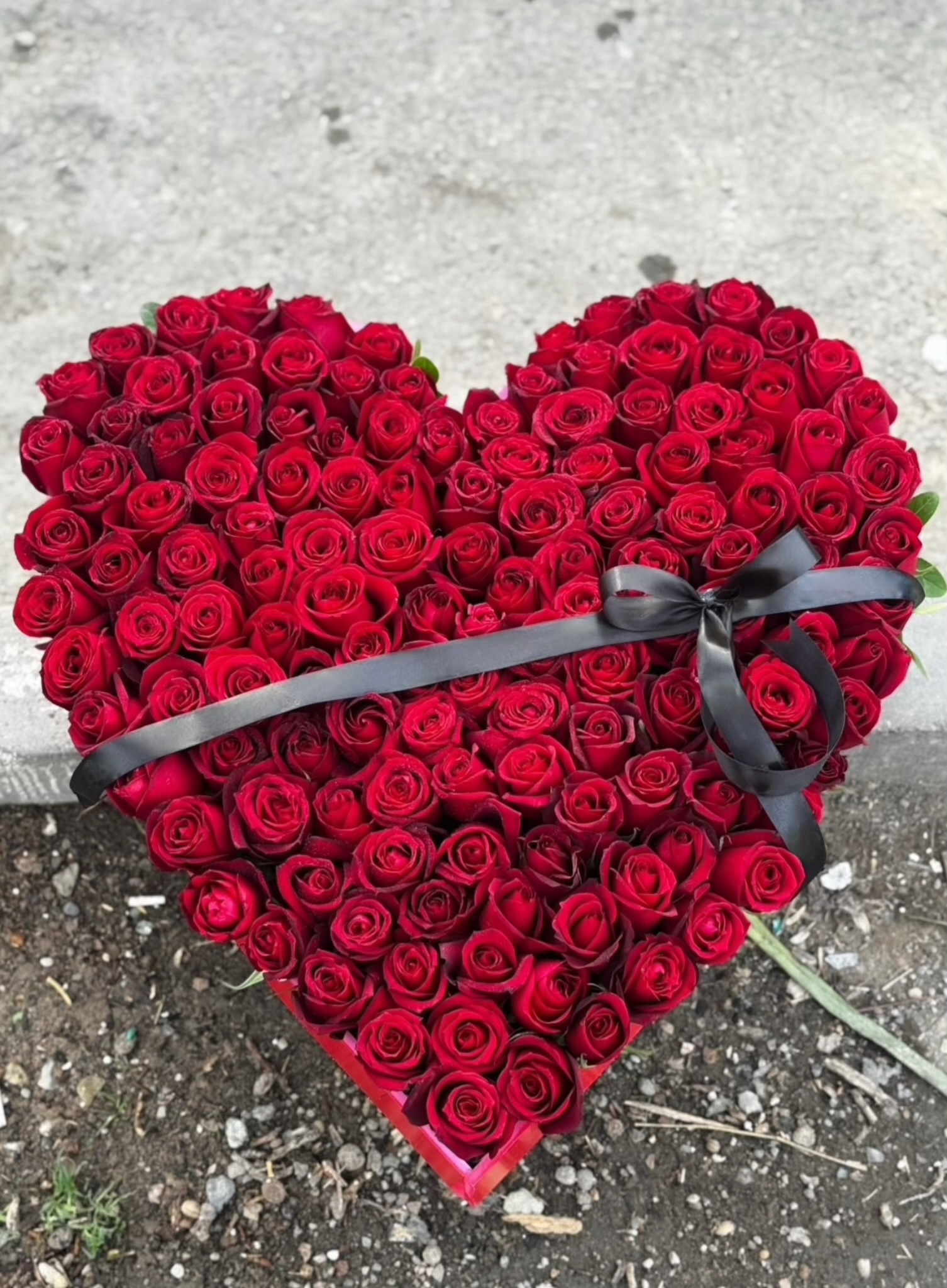 باکس گل رز قلبی فلوبار